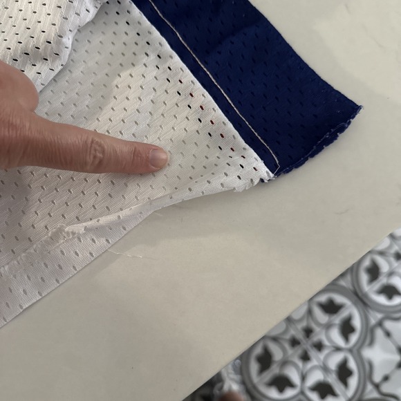 Vintage Reebok Authentic New York Knicks Stephon Marbury #3 Sewn Jersey SZ 60 - Picture 8 of 11